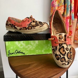 Sam Edelman Sebastian Leopard Boat Shoe